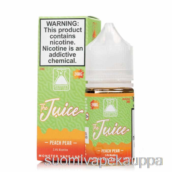 Vape Netistä Persikka Päärynä - Mehu Suolat - 30ml 24mg